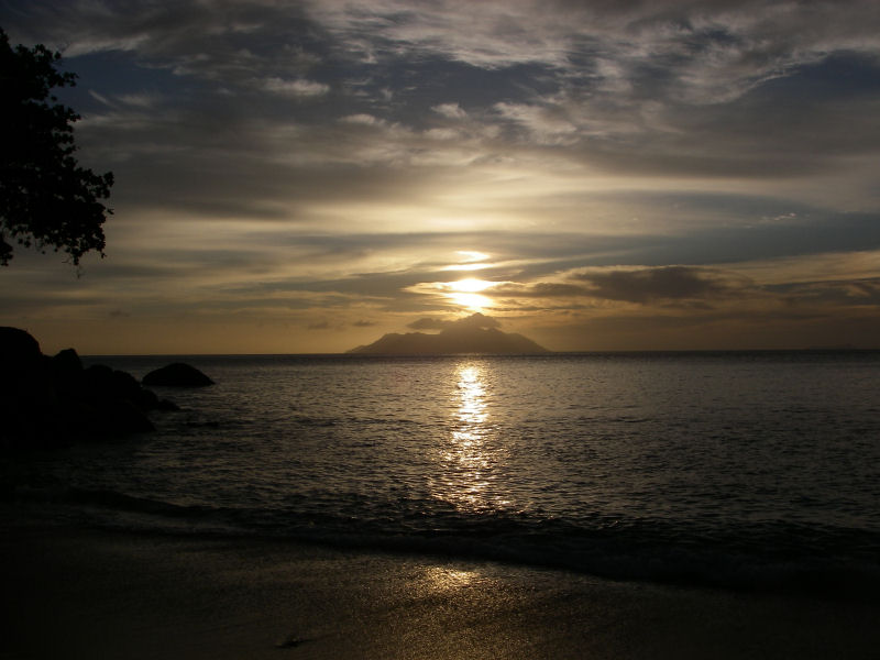 Sundown on the Beach 